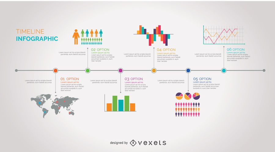 Línea de tiempo de infografía Línea de tiempo de infografía