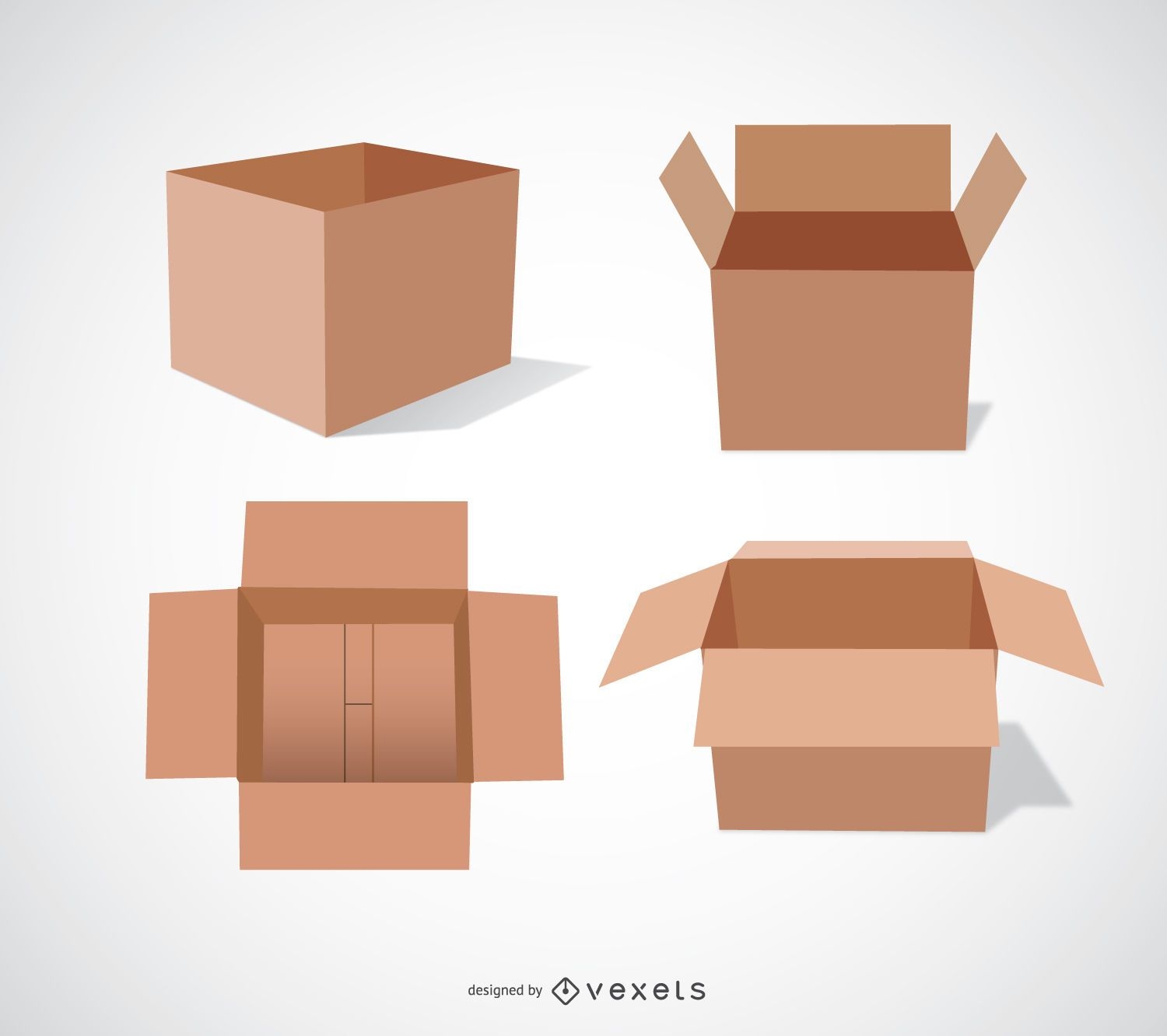 Cardboard boxes 
