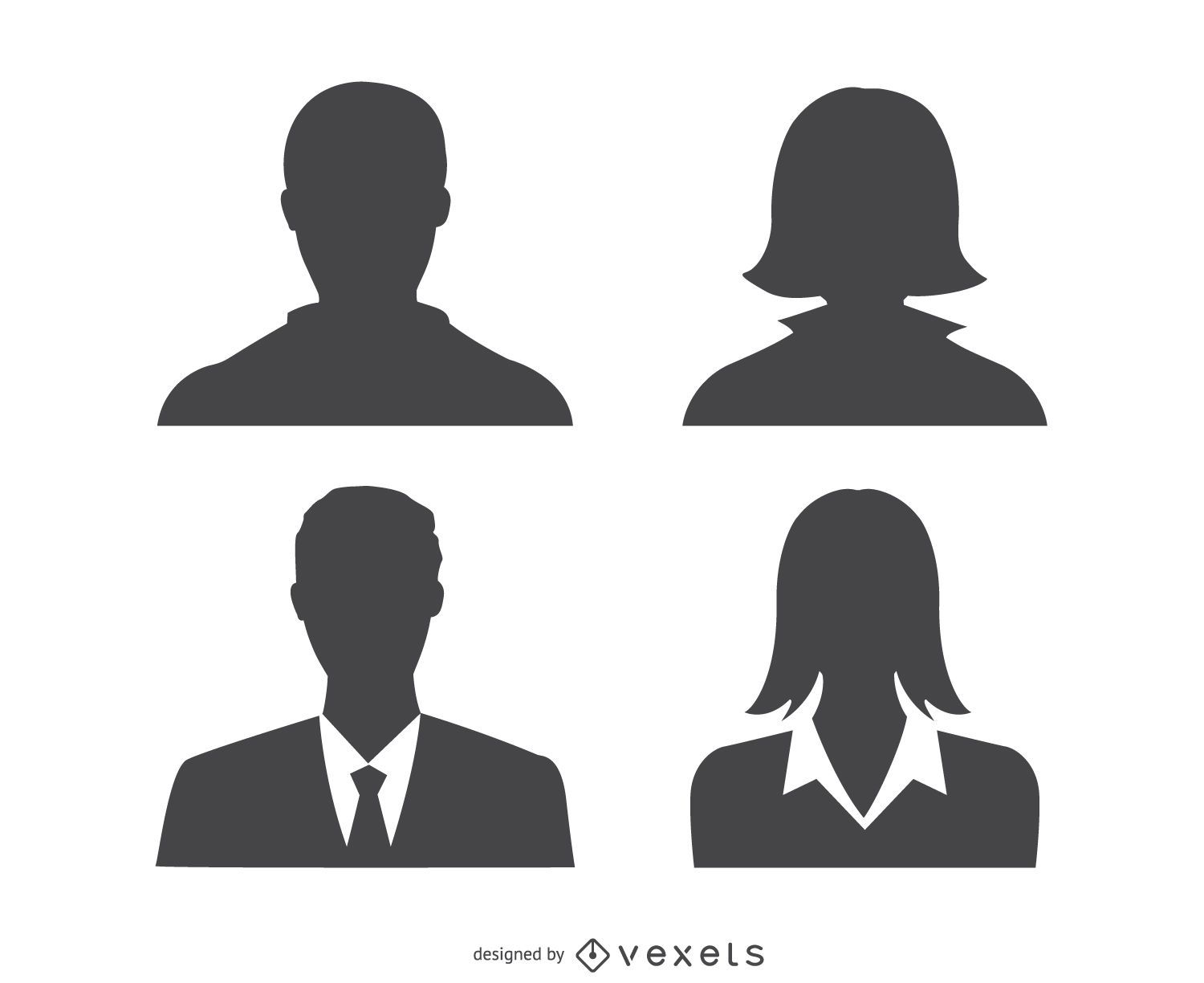 Avatare Profil Silhouette