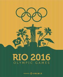 Rio 2016 Olympic Games Landscape Vector Download