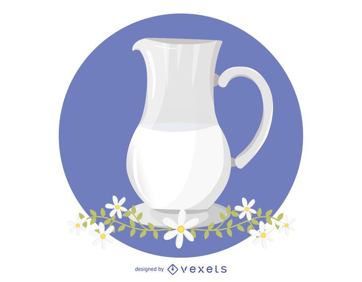 Leite e camomila Vector Leite e camomila Vector