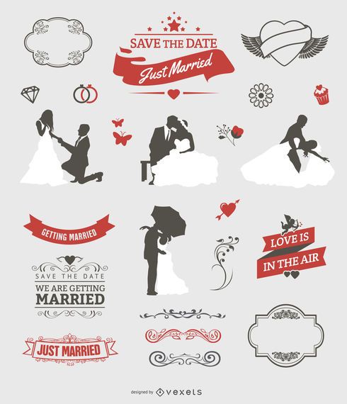 Wedding graphic set Wedding graphic set