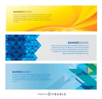 Web Banner Set Vector Download