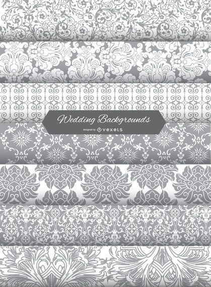 Padrões de fundo de convite de casamento Padrões de fundo de convite de casamento