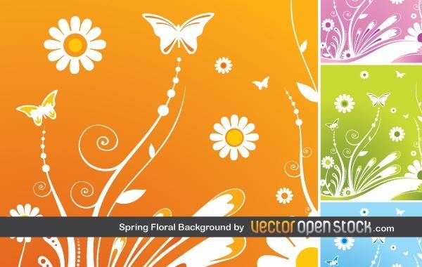Spring Floral Background Spring Floral Background