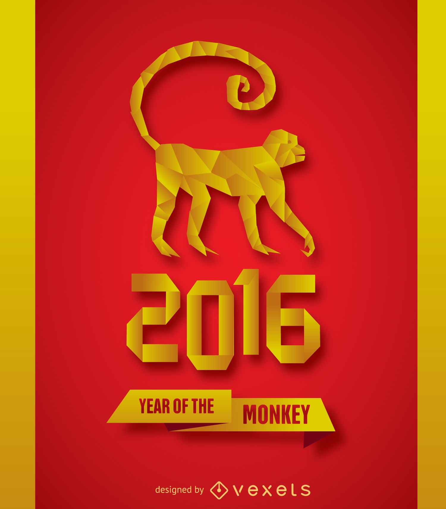 2016 New Year Monkey 
