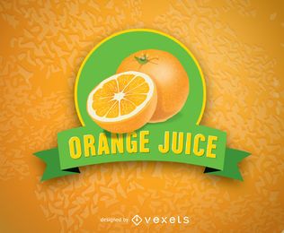 Logotipo de jugo de naranja