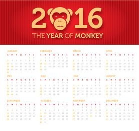 Year of the Monkey banner
