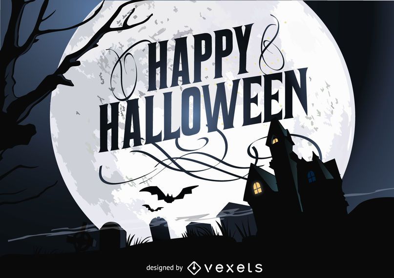 Feliz dia das bruxas assombrado cartaz de casa Feliz dia das bruxas assombrado cartaz de casa