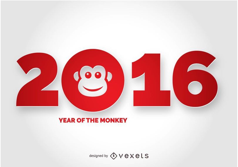2016 Year of the Monkey Design 2016 Year of the Monkey Design
