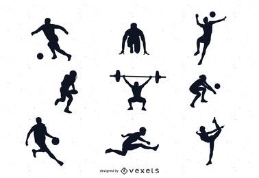 9 FREE SPORTS VECTOR SILHOUETTES