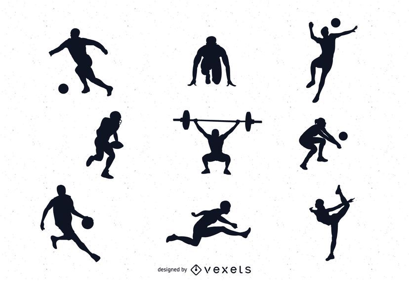9 FREE SPORTS VECTOR SILHOUETTES 9 FREE SPORTS VECTOR SILHOUETTES