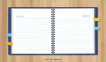 Opened up Weekly Diary