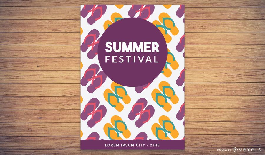 Funky Summer Festival Poster Funky Summer Festival Poster