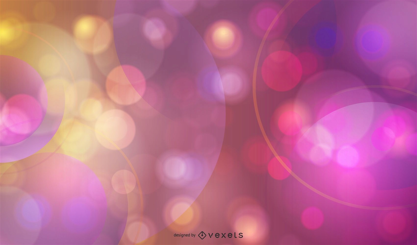 Colorful Bokeh Balloons Background