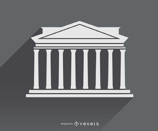 Greek Architecture icon symbol Greek Architecture icon symbol