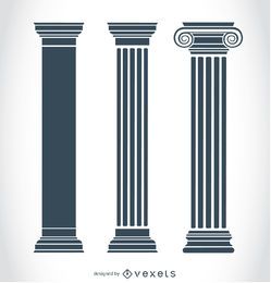 Antike griechische Säulen Antike griechische Säulen