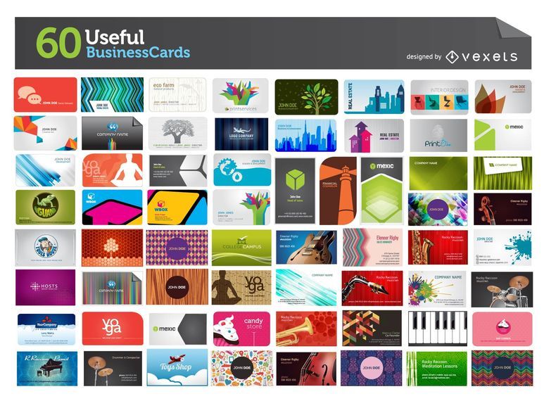 60 Usefull Business Cards Mega Pack 60 Usefull Business Cards Mega Pack