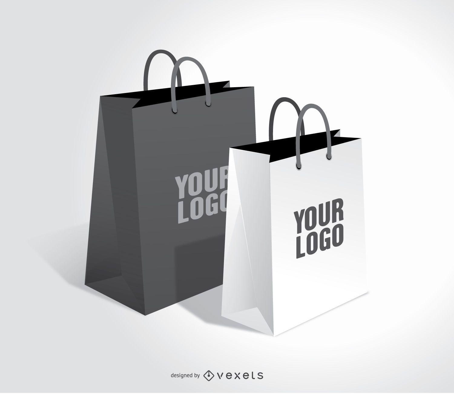 Download Shopping bags mock up - Vector download