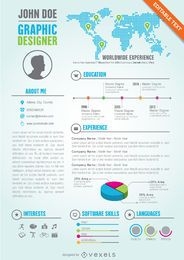 Graphic Designer editable resume cv template