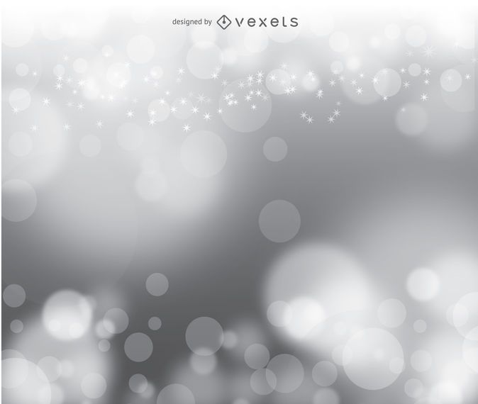 Bokeh de fundo vector prateado Bokeh de fundo vector prateado