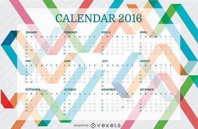 Bunter Kalender 2016