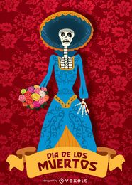Dia de muertos - Dia de los muertos Catrina