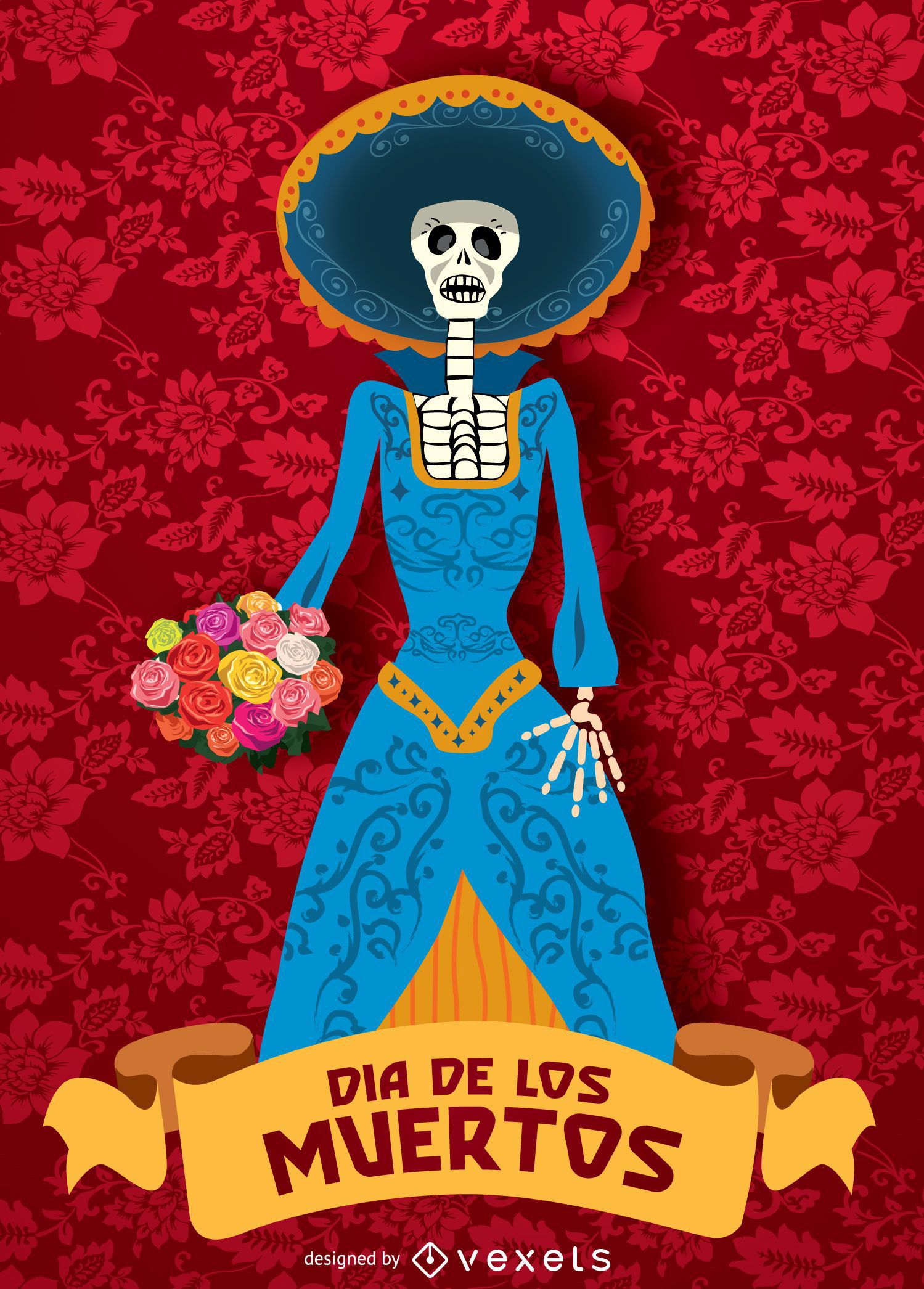 Dia da morte - Dia de los muertos Catrina