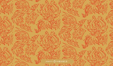 Decorative Phoenix Pattern Ornamental Pack