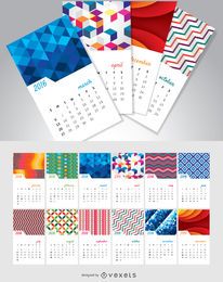 Calendario 2016 meses separados con fondos. Calendario 2016 meses separados con fondos.