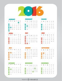 Kalender 2016