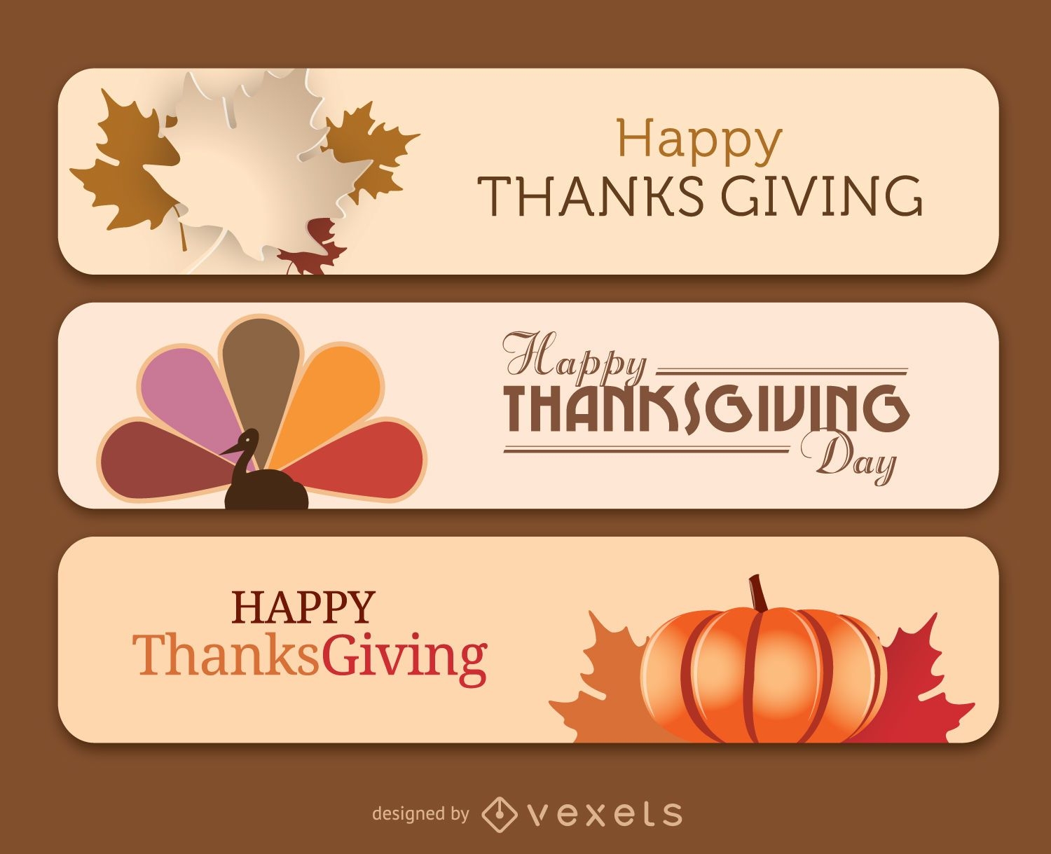 Thanksgiving banners