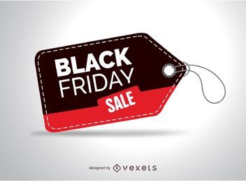 Black friday sale tag Black friday sale tag
