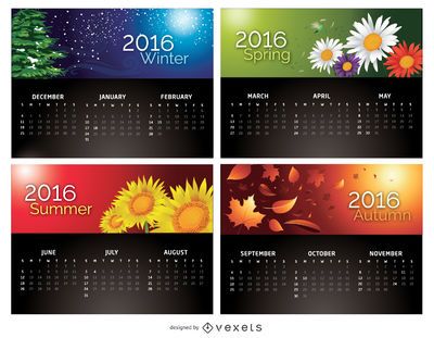 Minimalist 2018 Calendar Vector Download
