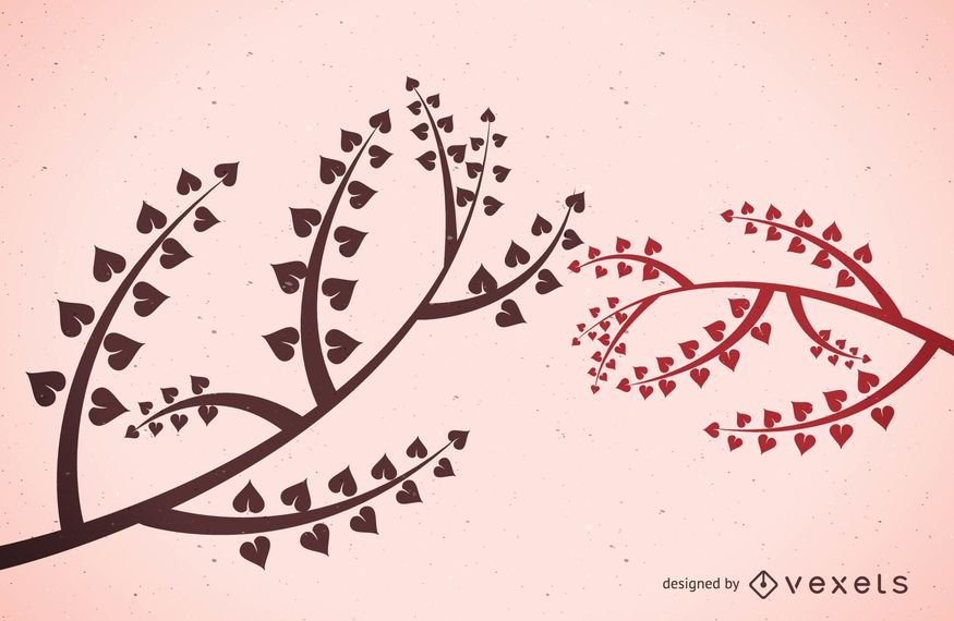 Corazón hojas de arboles Corazón hojas de arboles