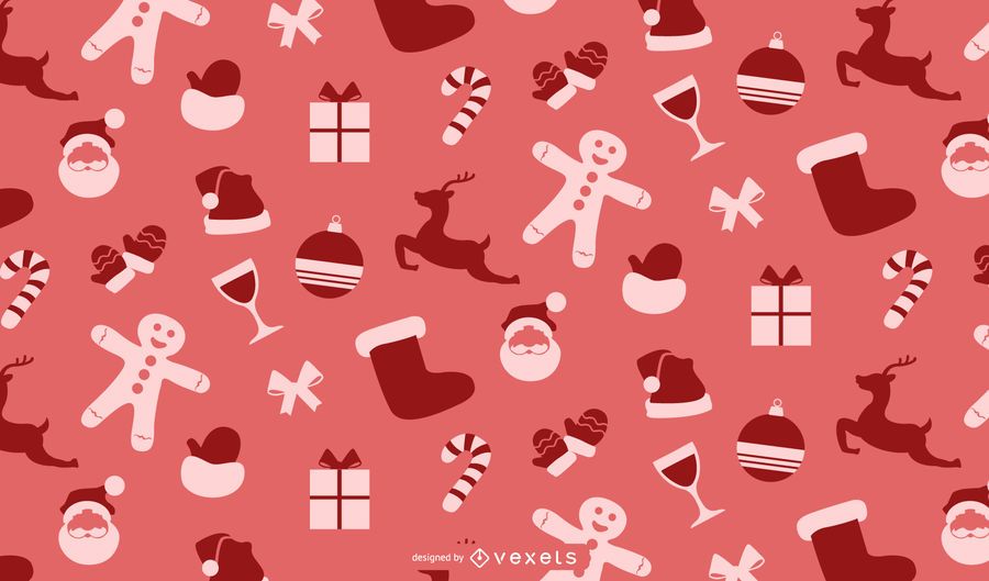 Christmas Pattern Vector Design Christmas Pattern Vector Design