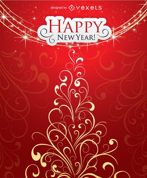 Happy new year and christmas card Happy new year and christmas card