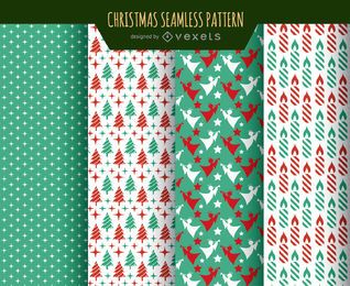 Texturas de papel de parede de natal