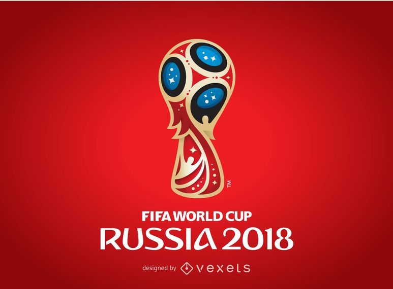Russland 2018 Logo Poster Russland 2018 Logo Poster