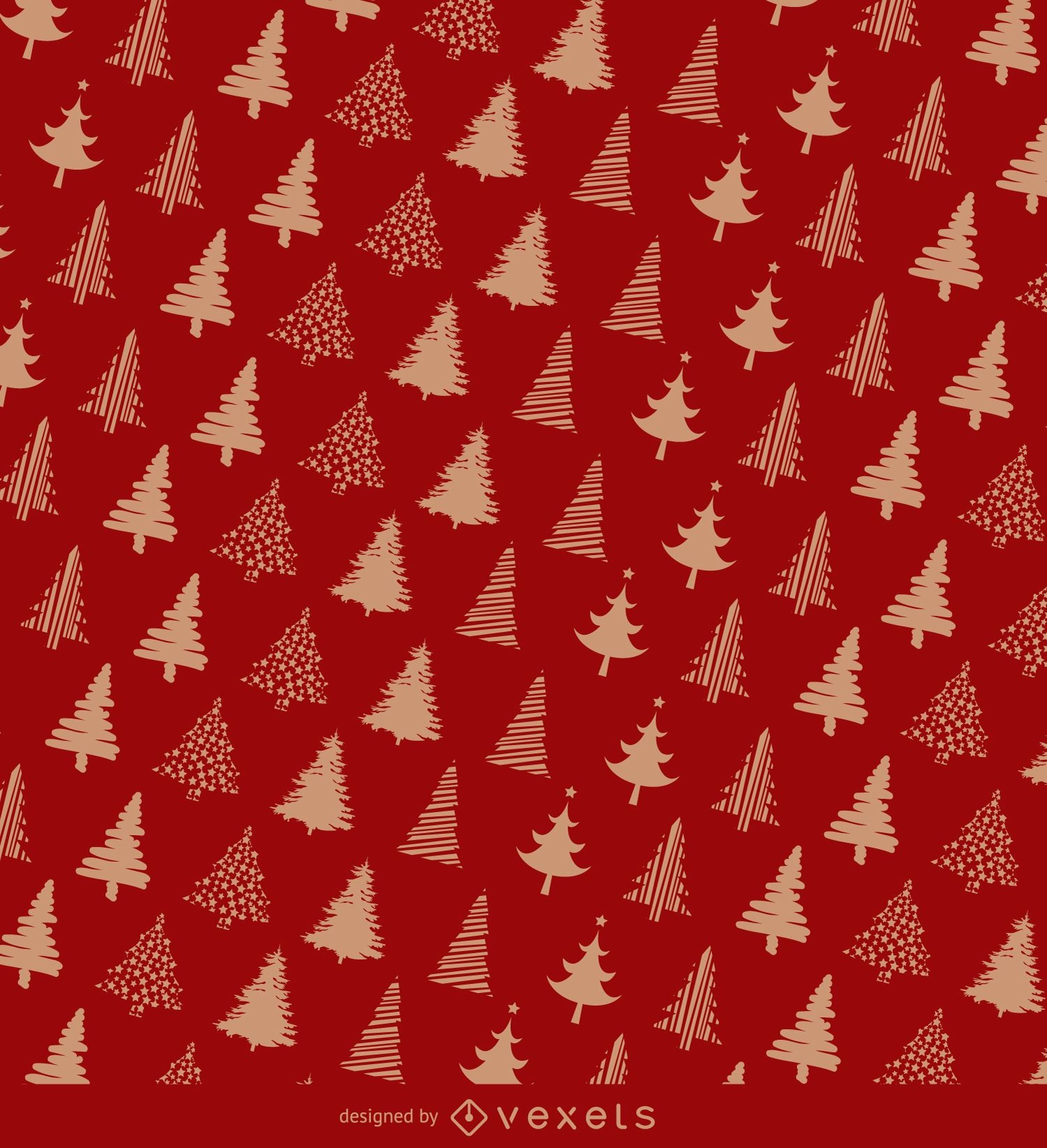 Weihnachts-Geschenkpapier-Design