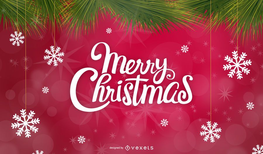 Fundo de Natal de bolas vermelhas de flocos de neve Fundo de Natal de bolas vermelhas de flocos de neve