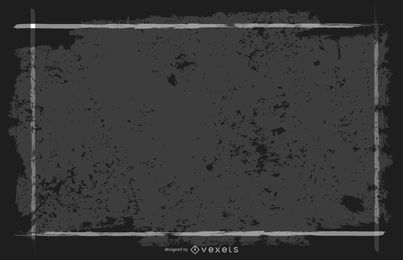 Grungy Black Square Frame Banner