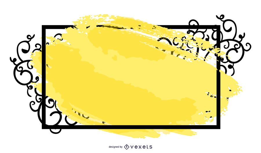 Grungy Swirling Frame Banner Grungy Swirling Frame Banner