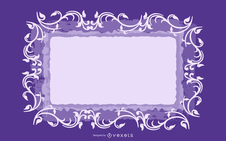 Swirling Frame Grungy Purple Background Swirling Frame Grungy Purple Background