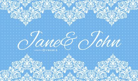 Minimal Decorative Floral Invitation Minimal Decorative Floral Invitation