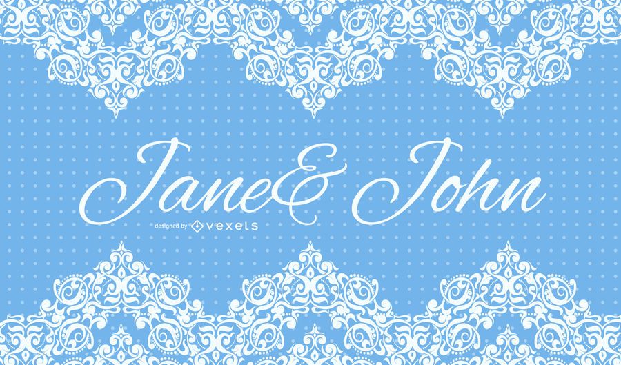 Minimal Decorative Floral Invitation Minimal Decorative Floral Invitation
