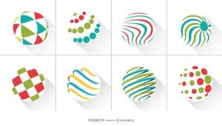 Abstract Circles logo pack Abstract Circles logo pack