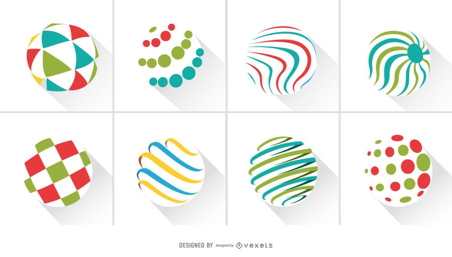 Abstract Circles logo pack Abstract Circles logo pack