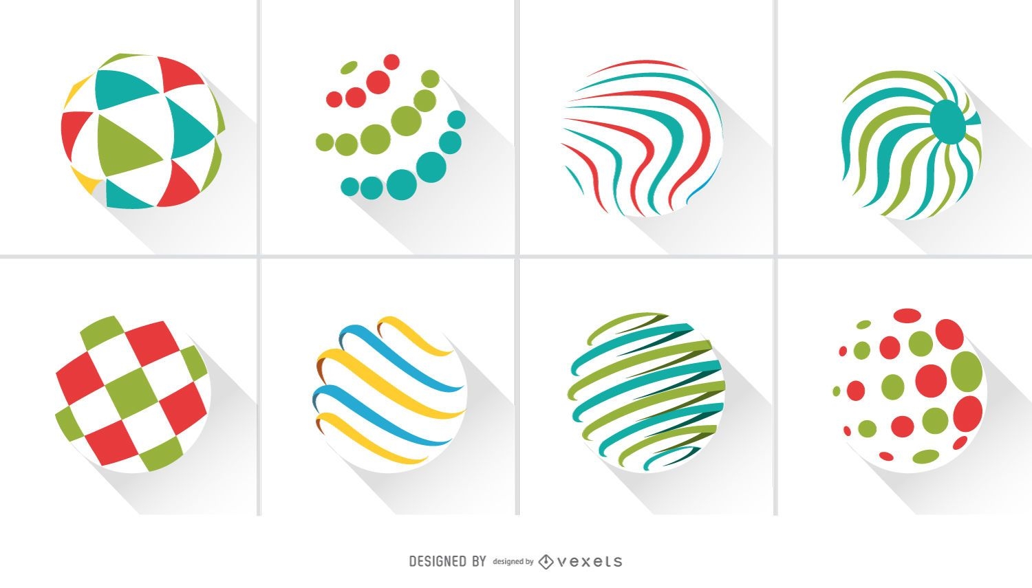 Paquete de logotipos Abstract Circles