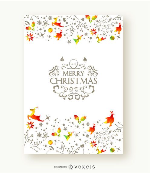 Merry Christmas beautiful postcard Merry Christmas beautiful postcard
